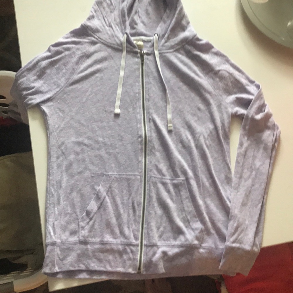 Purple zip up hoodie
